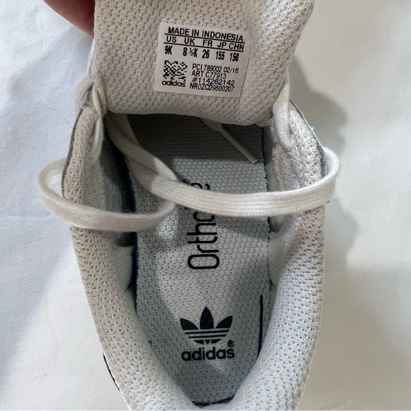 Adidas superstar shoes white/black size 9k toddler - Picture 5 of 7